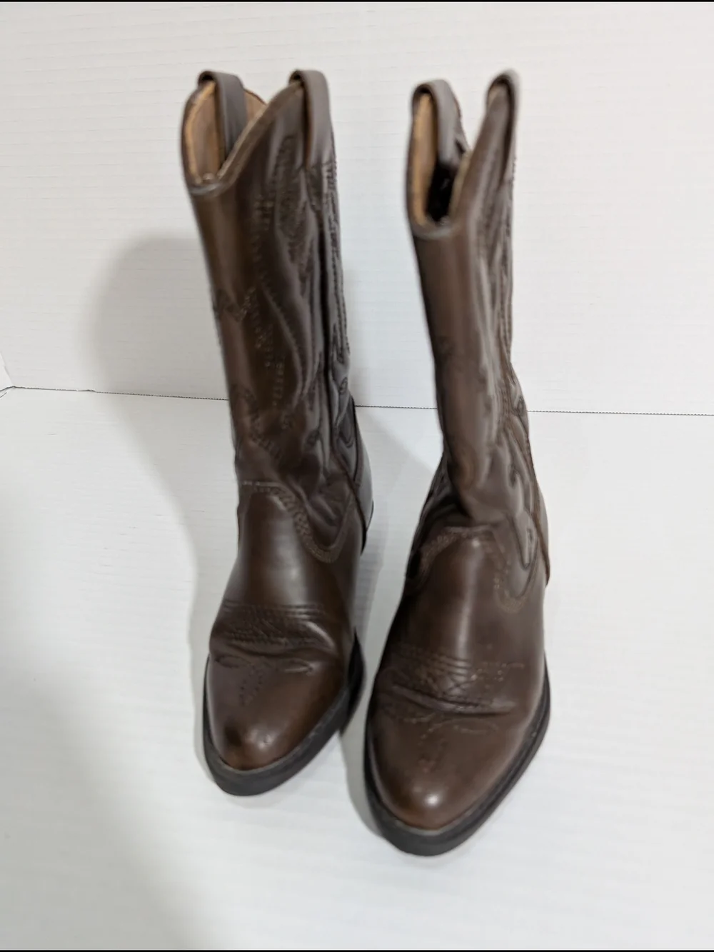Nordstrom Classic Brown Western Cowboy Boots